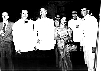 Cairo 1948: Fali R.Nariman - District Manager Air-India International Cairo and Mr A.A.Fyzec- the Indian Ambassador to Egypt Cairo 1948: Fali R.Nariman - District Manager Air-India International Cairo and Mr A.A.Fyzec- the Indian Ambassador to Egypt