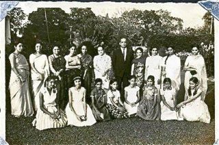 Mother with cultural troupe