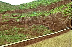 Ajanta caves, 1950 © John Cool. Ajanta caves, 1950 © John Cool.