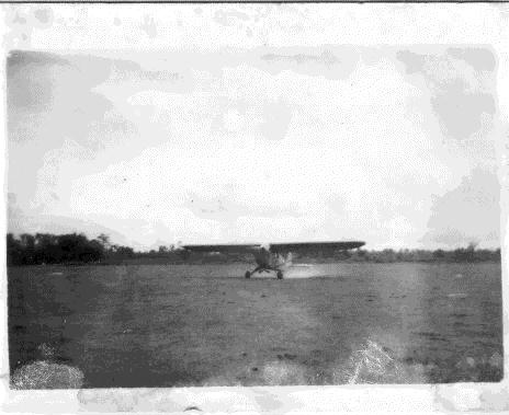 Piper cub taking off Thowra